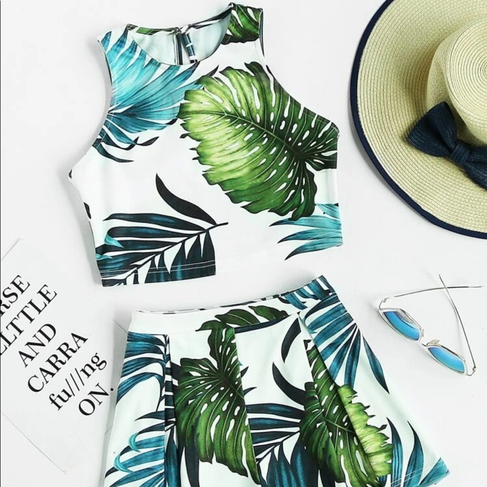 Jungle Print Two-Piece